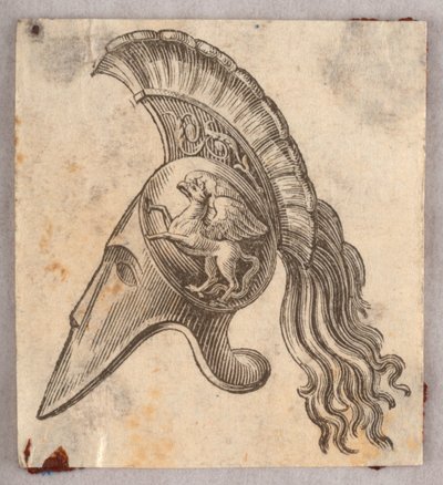 Grawerowanie drewna. Winieta autorstwa Unknown artist