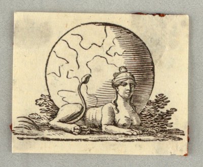 Grawerowanie drewna. Winieta. autorstwa Unknown artist