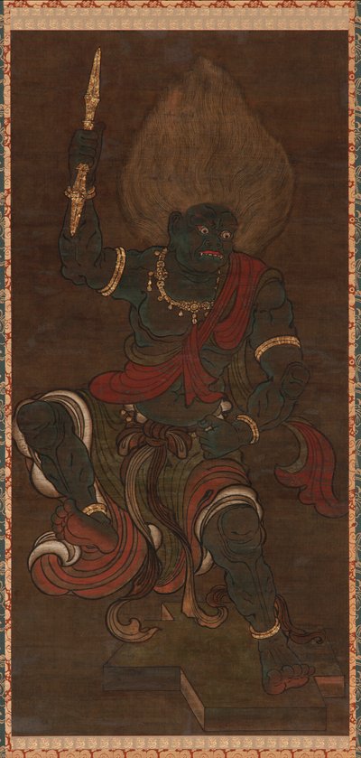 Yaksha Forma Vajrapani (niebieskie jedzenie) autorstwa Unknown artist