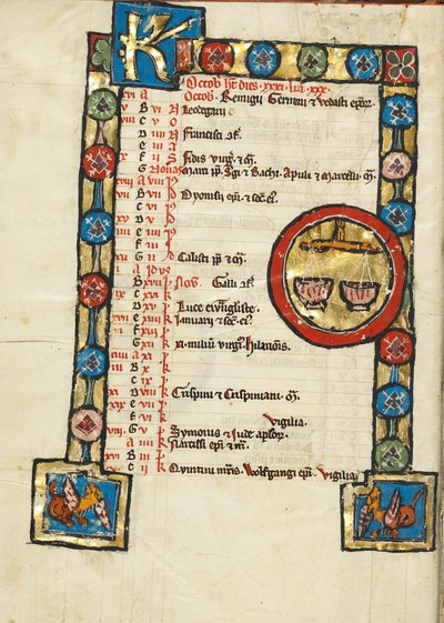 Znak zodiaku Waga autorstwa Unknown artist
