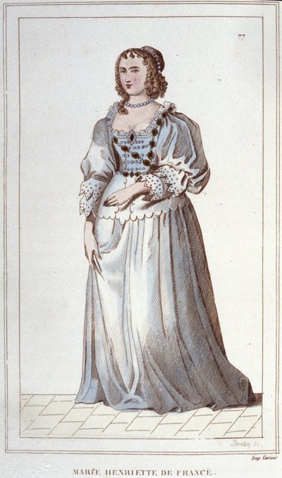 portret Henriette-Marie z Francji. Paryż autorstwa Unknown artist