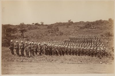 91. Górale powracający z Zululandu 1879 (zdjęcie czarno-białe) autorstwa Unknown photographer