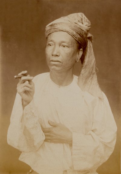 Birmańczyk, 1885 ok autorstwa Unknown photographer