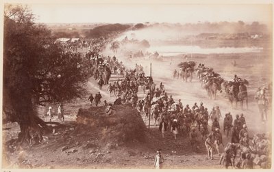 Bateria górska w marszu podczas Obozu Ćwiczeń w Delhi autorstwa Unknown photographer