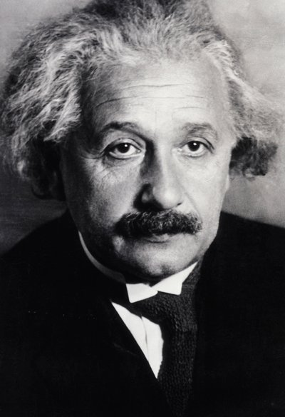 Albert Einstein (zdjęcie czarno-białe) autorstwa Unknown photographer