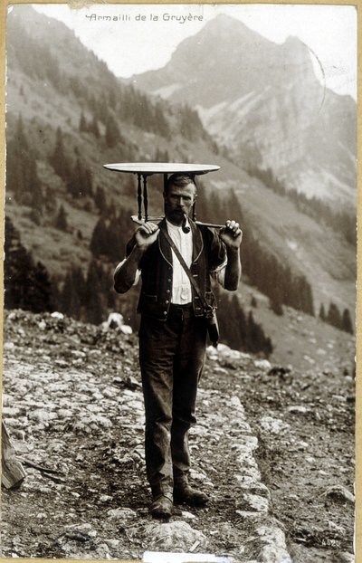 Armailli de la Gruyère - pocztówka, koniec XIX wieku autorstwa Unknown photographer