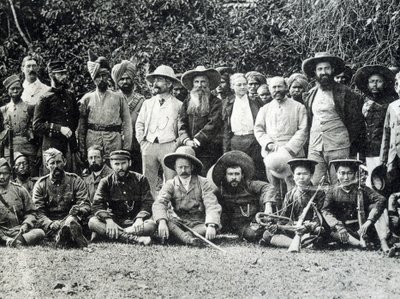 Auguste Pavie (1847-1925), bretoński odkrywca i francusko-angielska misja Górnego Mekongu w 1895 roku. autorstwa Unknown photographer