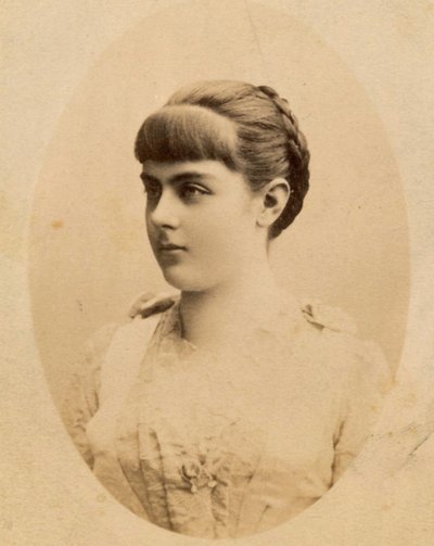 Baronowa Marie Alexandrine "Mary" von Vetsera (19 marca 1871 - 30 stycznia 1889) (zdjęcie ilustracyjne) autorstwa Unknown photographer