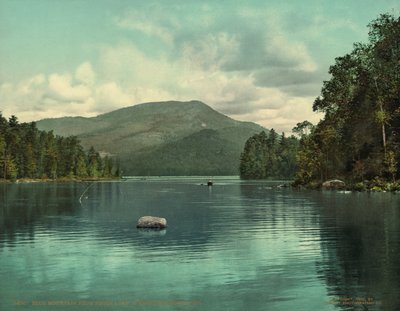 Blue Mountain z Eagle Lake, góry Adirondack, ok. 1902 r. autorstwa Unknown photographer