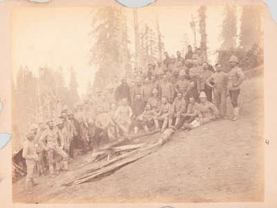 Brytyjscy oficerowie, Black Mountain Expedition autorstwa Unknown photographer