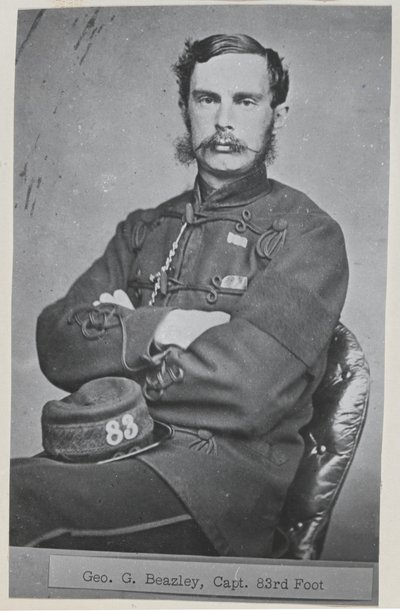 Kapitan George G Beazley, 83. (hrabstwo Dublin) Pułk Piechoty autorstwa Unknown photographer