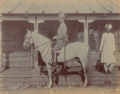 Pułkownik AM Paterson, dowodzący 1. Pułkiem Bedfordshire autorstwa Unknown photographer
