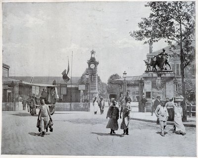 Wejście do rzeźni La Villette autorstwa Unknown photographer