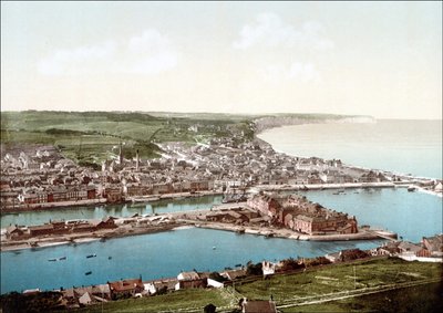 Fécamp i jego klify - V. 1895 autorstwa Unknown photographer