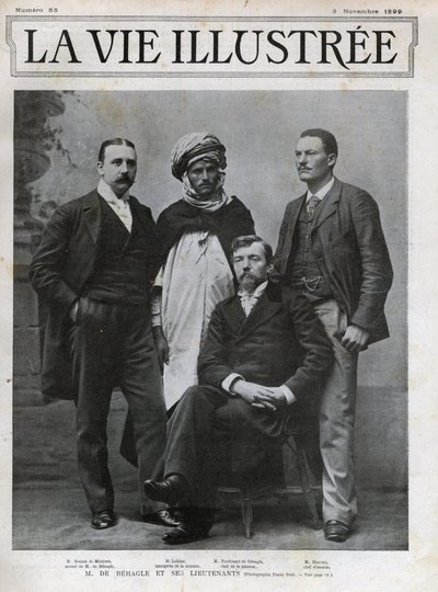 Ferdinand de Behagle (1857-1899) (francuski odkrywca) Szef Misji i jego zastępcy autorstwa Unknown photographer