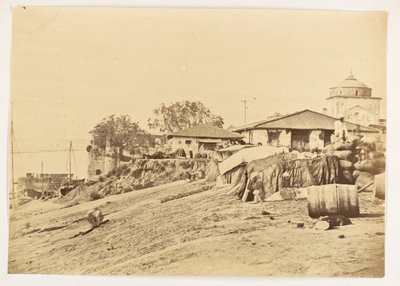 Ghat w forcie Allahabad, Indie, ok. 1858-61 r. (zdjęcie) autorstwa Unknown photographer