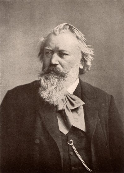 Johannes Brahms (1833-1897) autorstwa Unknown photographer