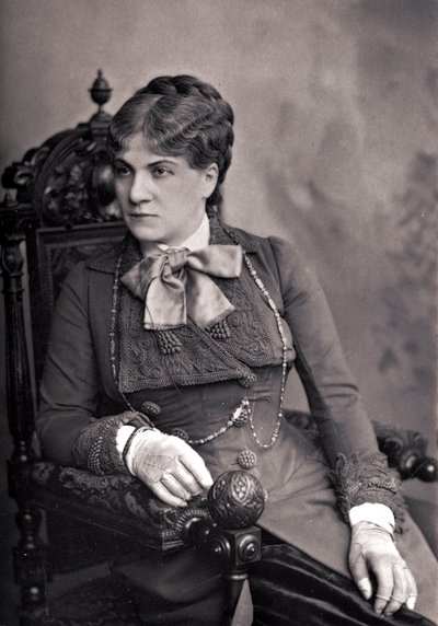 Mme Alix-Marie PASCA (1836-1906) - Portret Alix Pasca (1835-1914), francuskiego komika. Fotografia koniec XIX wieku. autorstwa Unknown photographer