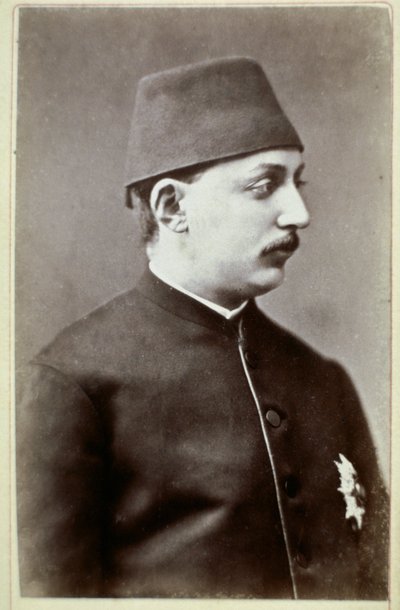 Imperium Osmańskie: Portret sułtana Murada V (1840-1904)” Fotografia. 1876 Ankara, Tureckie Towarzystwo Historyczne Turcja autorstwa Unknown photographer