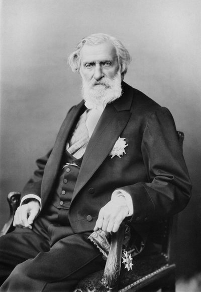 Portret Ambroise Thomasa (1811-1896), francuskiego kompozytora. autorstwa Unknown photographer