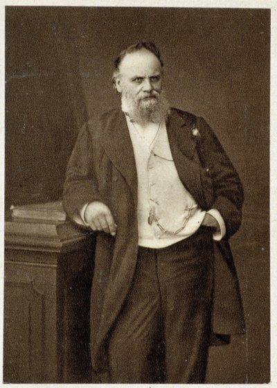 Portret Aristide Boucicaut (kupiec i filantrop) z 1874 roku. autorstwa Unknown photographer