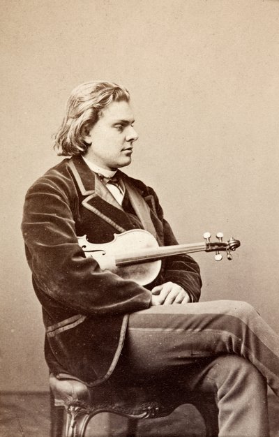 Portret Augusta Wilhelmja, ok. 1860 r. (zdjęcie czarno-białe) autorstwa Unknown photographer