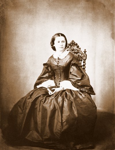 Portret Clary Schumanna (1819 - 1896), żony Roberta Schumanna. autorstwa Unknown photographer