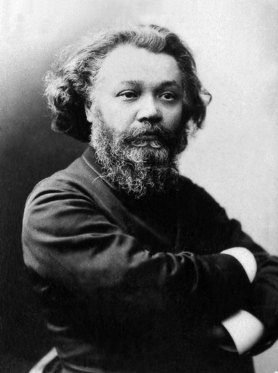 Portret Clovisa Huguesa (1851-1907), francuskiego poety i polityka. autorstwa Unknown photographer