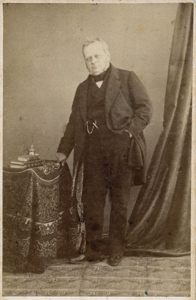 Portret hrabiego Camilla Berso z Cavour (1810-61) - ok. 1855 autorstwa Unknown photographer