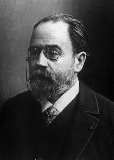 Portret Emile Zola autorstwa Unknown photographer
