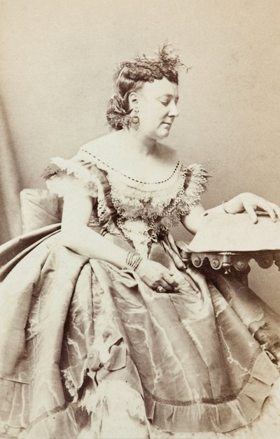 Portret Erminy Rudersdorf autorstwa Unknown photographer
