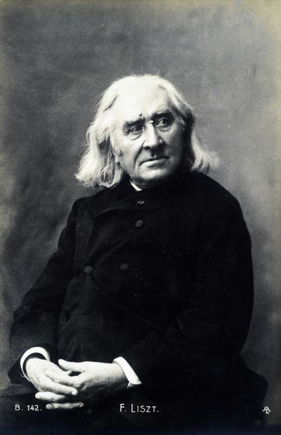 Portret Franciszka Liszta. autorstwa Unknown photographer