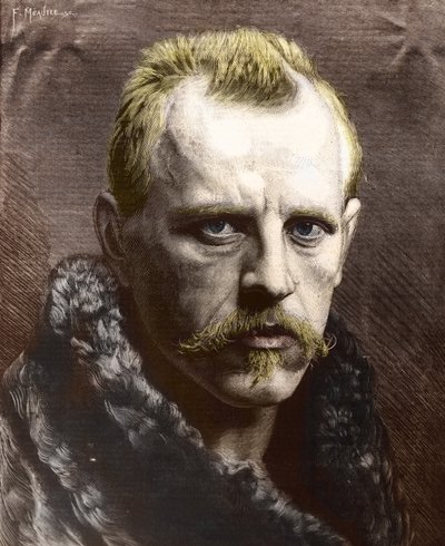 Portret Fridtjofa Nansena (1861-1930) (rycina) autorstwa Unknown photographer