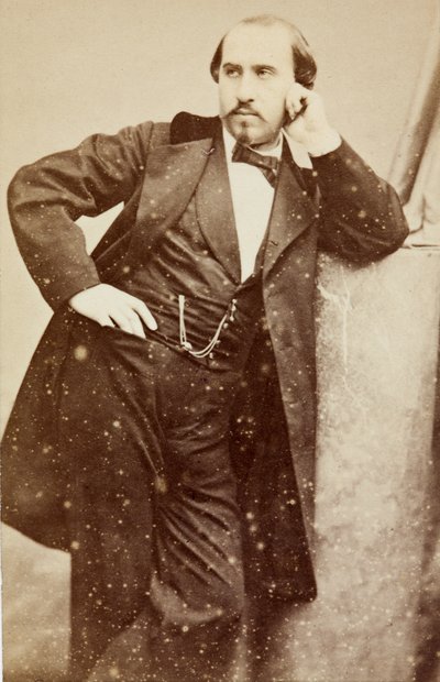 Portret Gabriela Fauré, ok. 1860 r. (zdjęcie czarno-białe) autorstwa Unknown photographer