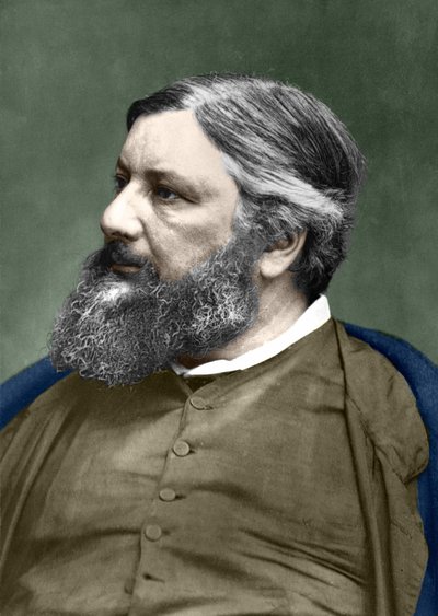Portret Gustawa Courbeta (1819-1877). autorstwa Unknown photographer