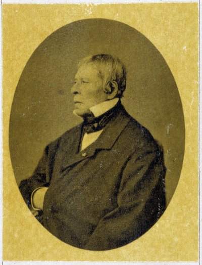 Portret Jean Auguste Dominique Ingres (1780 - 1867) z 1841 roku. autorstwa Unknown photographer
