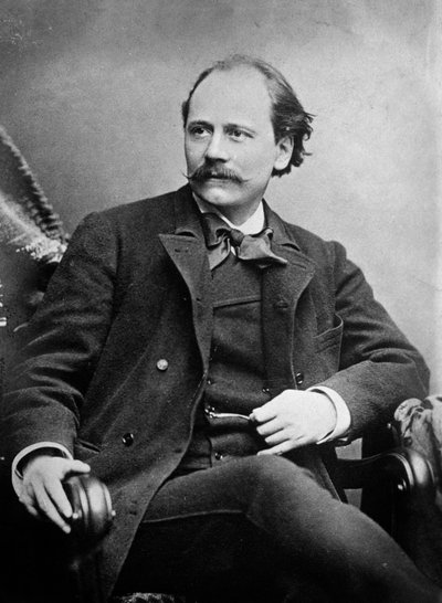 Portret Julesa Masseneta (zdjęcie czarno-białe) autorstwa Unknown photographer
