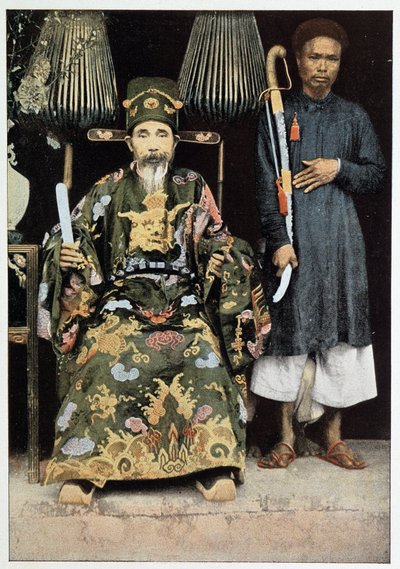 Portret Kinh Luoc (wicekróla) Tonkina, koniec XIX wieku. autorstwa Unknown photographer