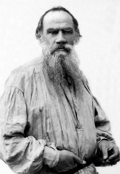 Portret Lwa Tołstoja (1828-1910), rosyjskiego pisarza. autorstwa Unknown photographer