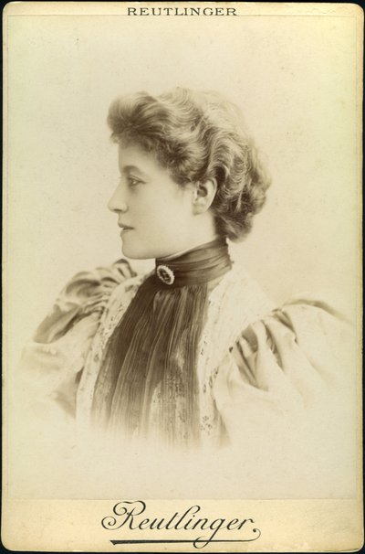 Portret komika Melle Brandesa (Marthe Brandes autorstwa Unknown photographer