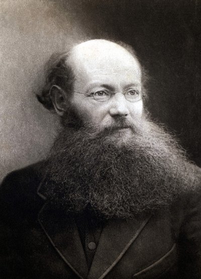 Portret księcia Piotra (Piotra) Aleksiejewicza Kropotkina (1842-1921), rosyjskiego rewolucjonisty i anarchisty. autorstwa Unknown photographer