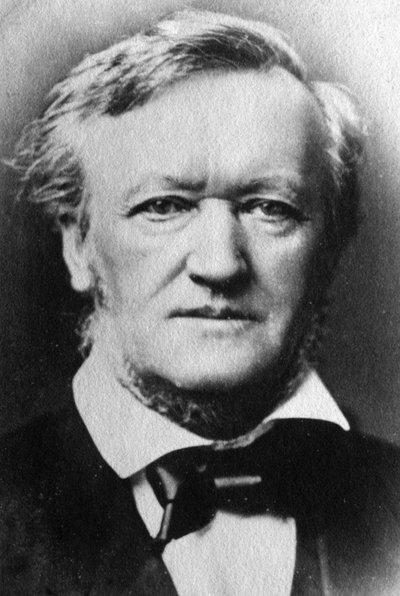 Portret Richarda Wagnera (zdjęcie czarno-białe) autorstwa Unknown photographer