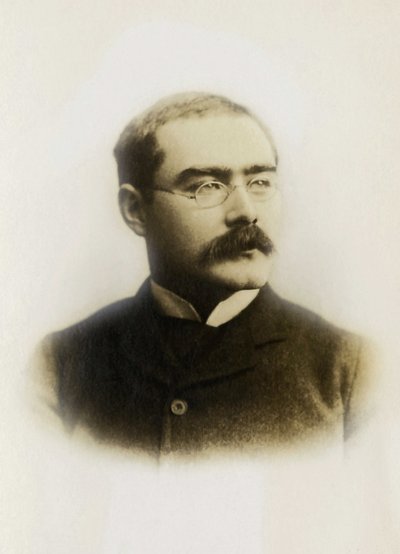 Portret Rudyarda Kiplinga (1865-1936), angielskiego pisarza. autorstwa Unknown photographer
