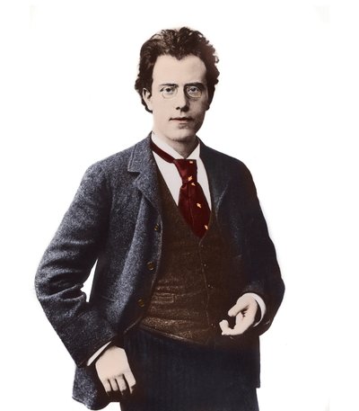 Portret austriackiego kompozytora i dyrygenta Gustava Mahlera - autorstwa Unknown photographer