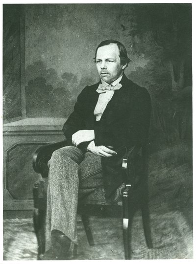 Portret autora Fiodora Michajłowicza Dostojewskiego (1821-1881), Anonim autorstwa Unknown photographer