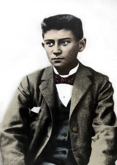 Portret młodego Franza Kafki ok. 1899 r. autorstwa Unknown photographer