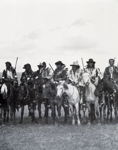 Indianie prerii, Kanada, koniec XIX wieku. autorstwa Unknown photographer