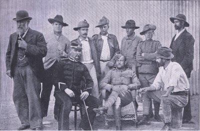 Więźniowie w więzieniu Pietersburg Gaol, Boże Narodzenie autorstwa Unknown photographer