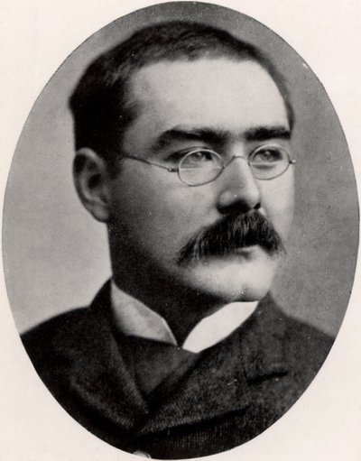 Rudyard Kipling (1865-1936) angielski dziennikarz, powieściopisarz i poeta (druk) autorstwa Unknown photographer