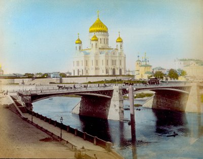 Świątynia Chrystusa Zbawiciela, Moskwa autorstwa Unknown photographer